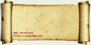 Sretenka Jakupi vizit kartica